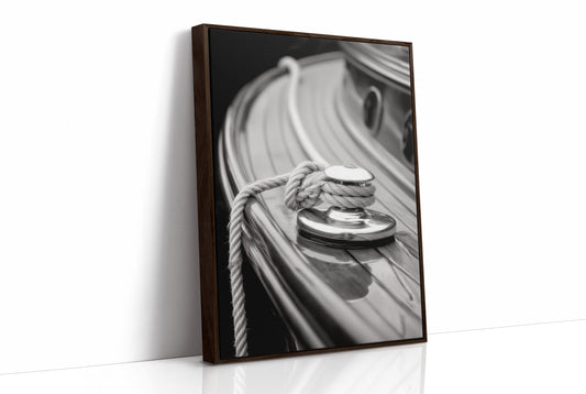 Nautical Whispers in Monochrome