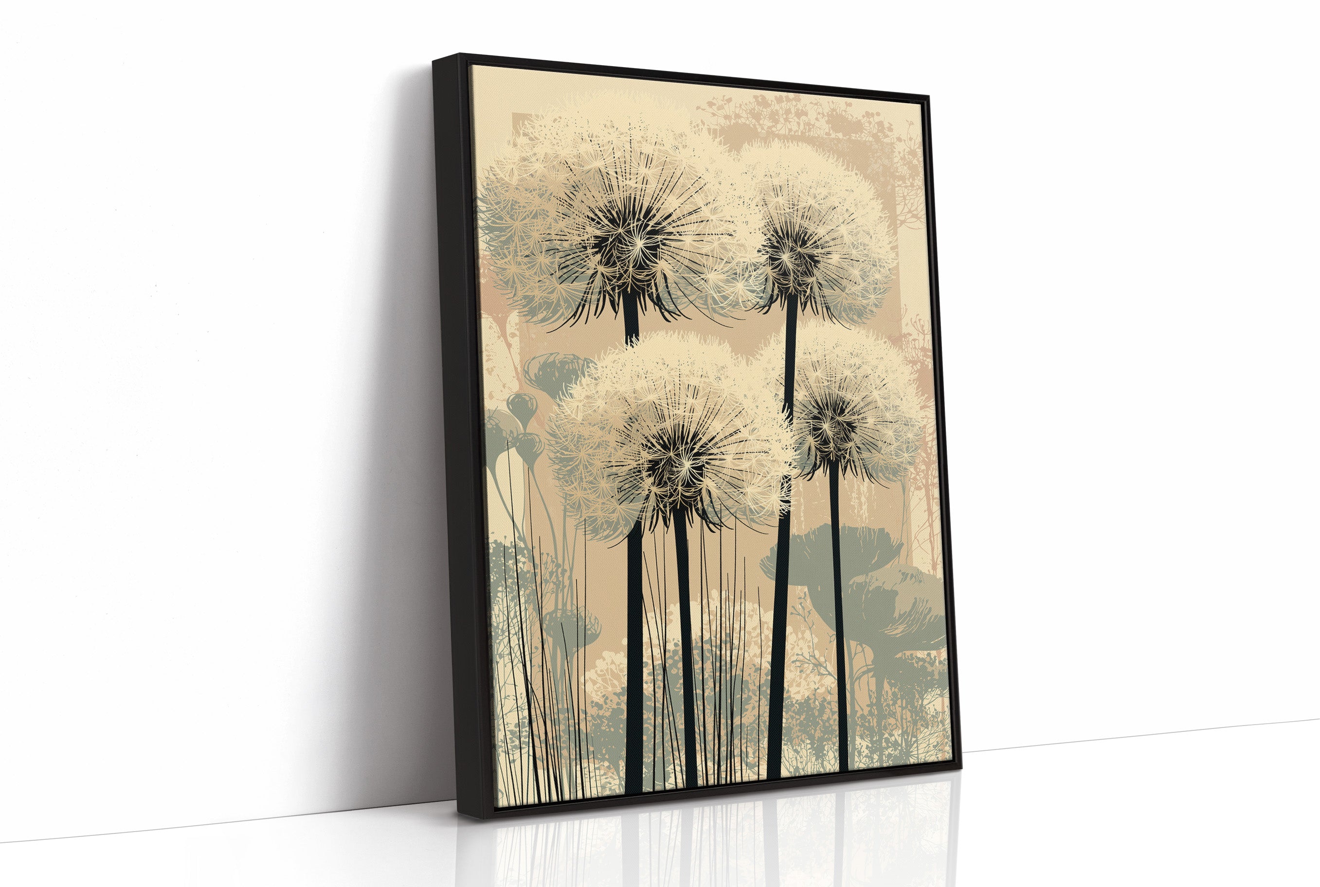 Dandelion Field in Soft Focus