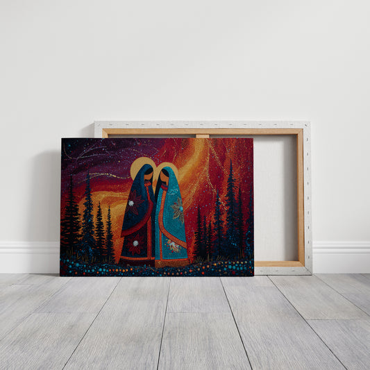 Sacred Dance Among Northern Lights