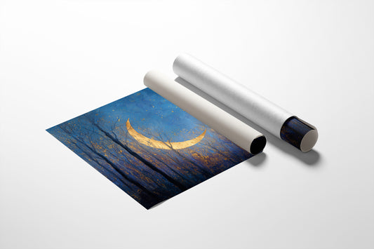 Crescent Forest Bathes In Starlight