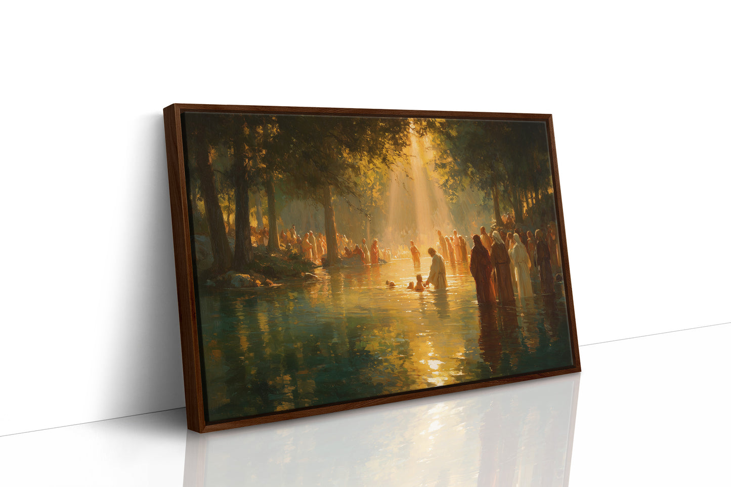 Sacred Waters Bathe Golden Light