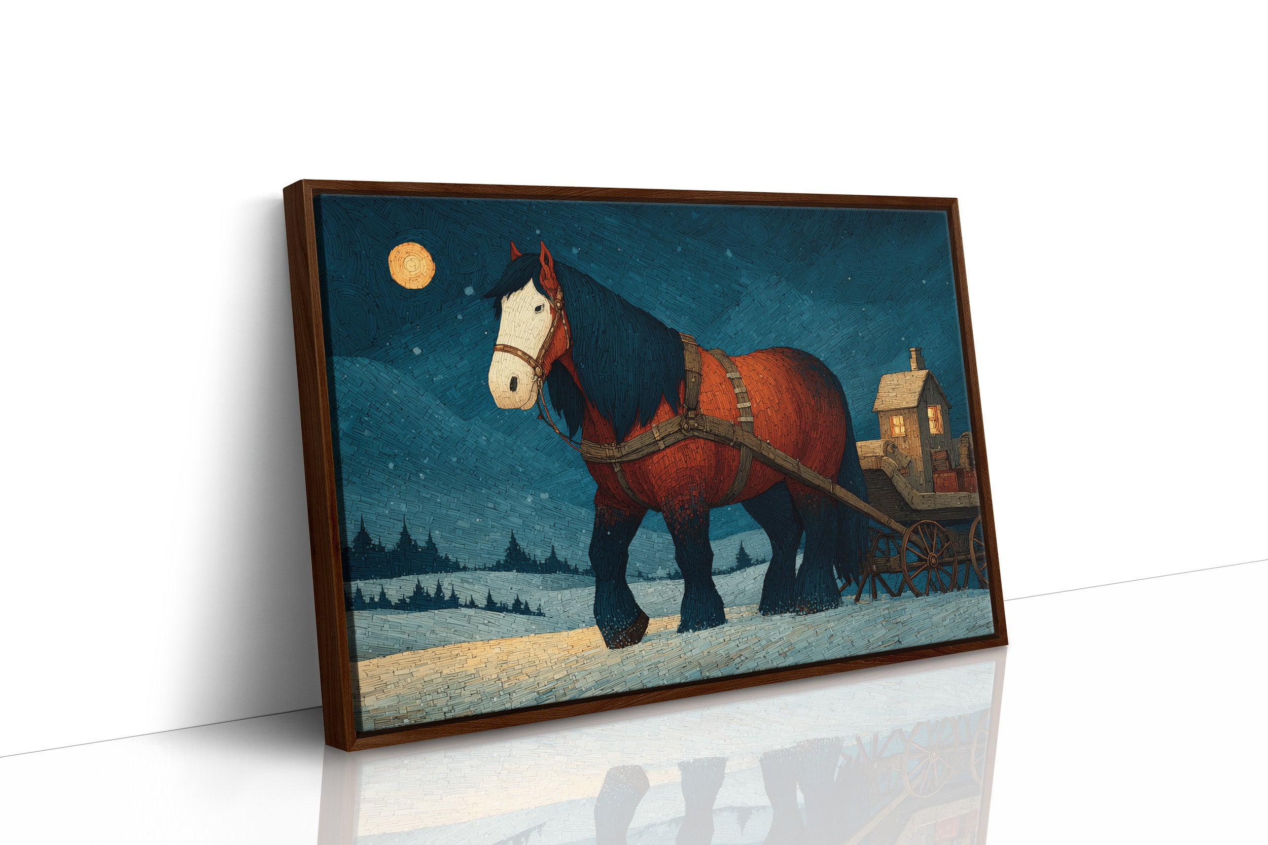 The Cart Horse's Moonlit Walk