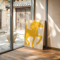 Wild Mustang In Golden Light