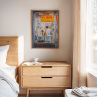 Patient Poodle At Golden Hour