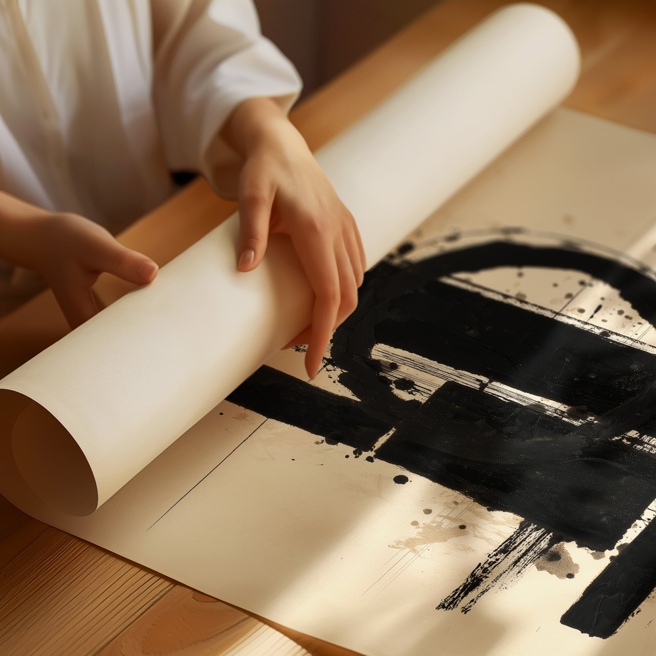 Urban Spirits Meet Zen Brushstrokes