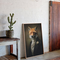 Regal Fox in Formal Attire