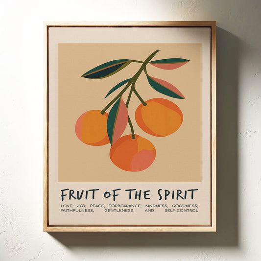 Fruit of the Spirit Citrus Branch Print