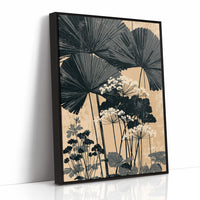Palm Fronds Over Wild Lace