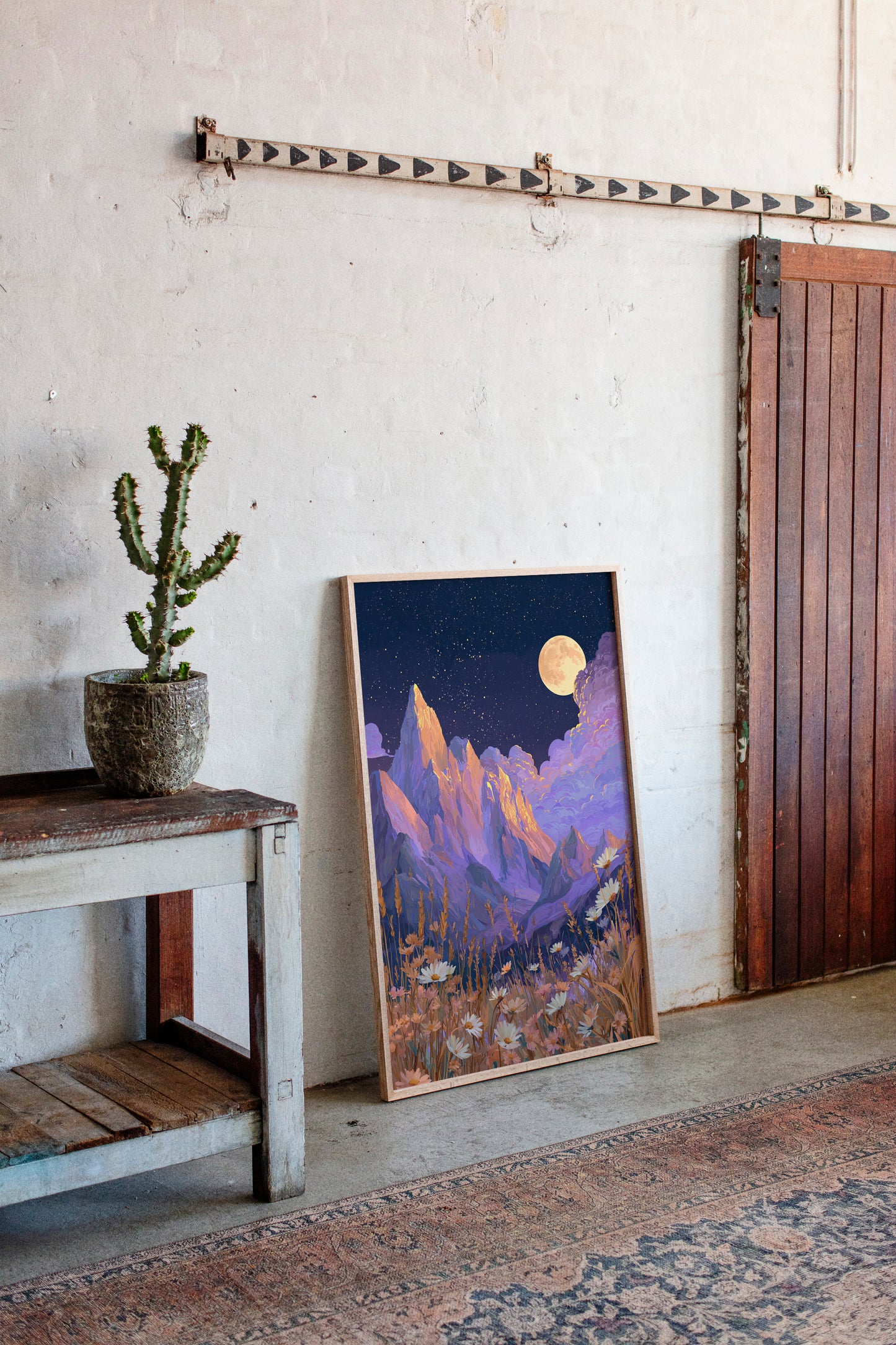 Moonlit Peaks and Meadow Serenades