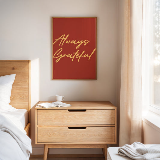 Autumn Letters Carry Simple Grace