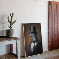 Dapper Feathers and Timeless Elegance