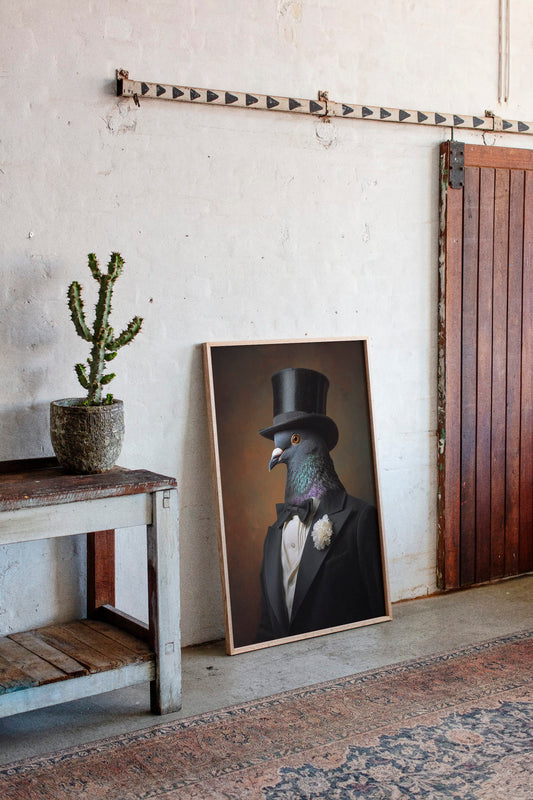 Dapper Feathers and Timeless Elegance