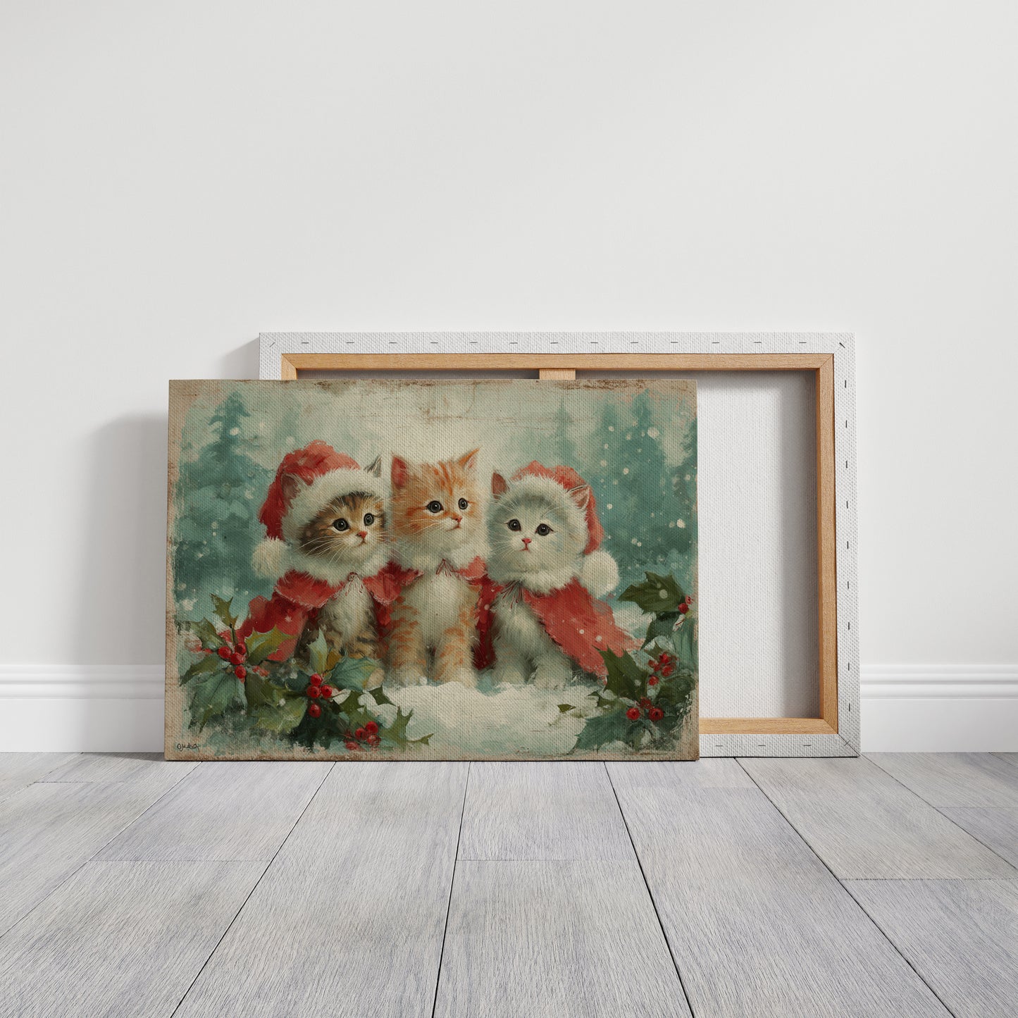 Holiday Kittens Share Winter Magic