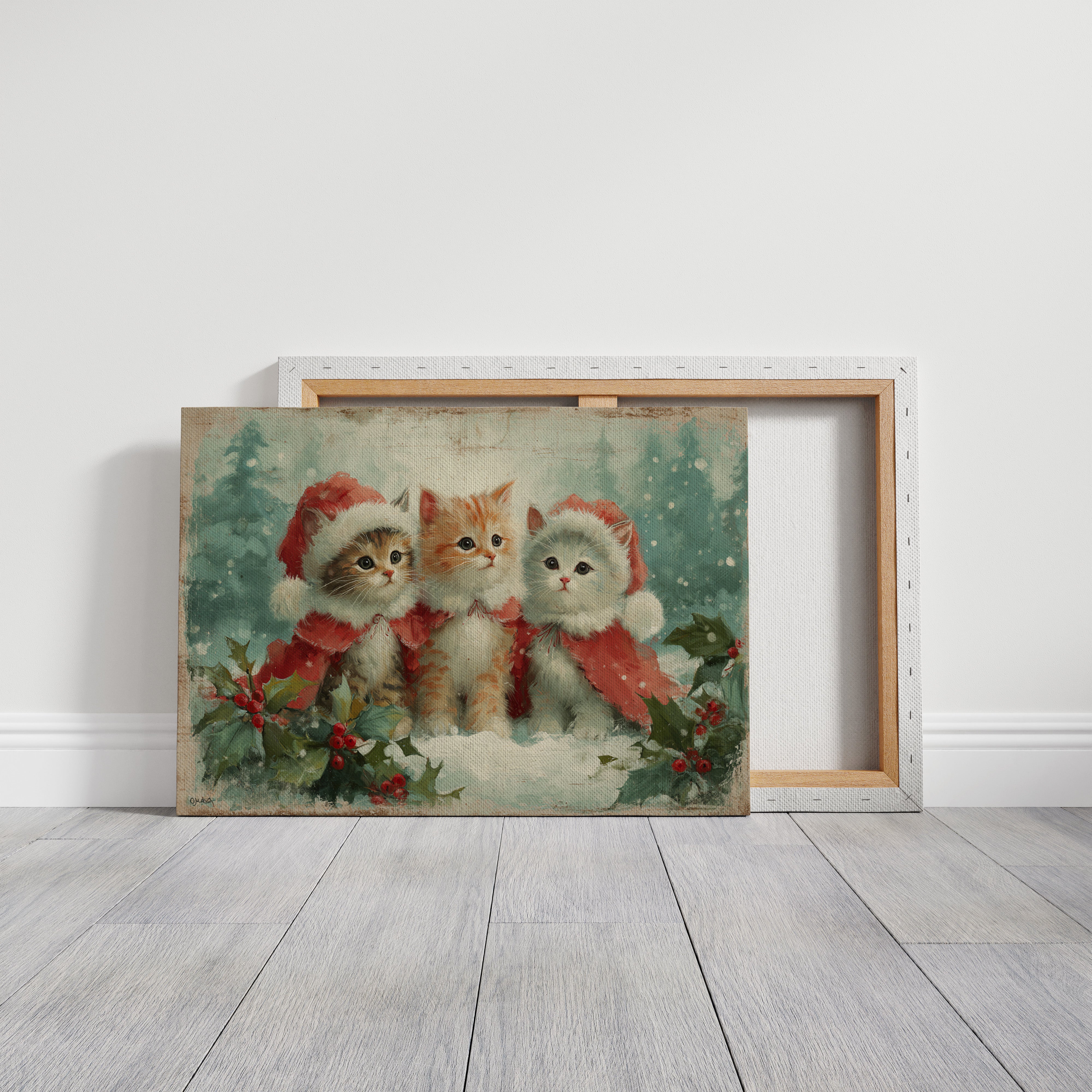 Holiday Kittens Share Winter Magic