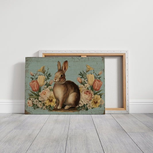 Spring Garden Keeps Rabbit Company