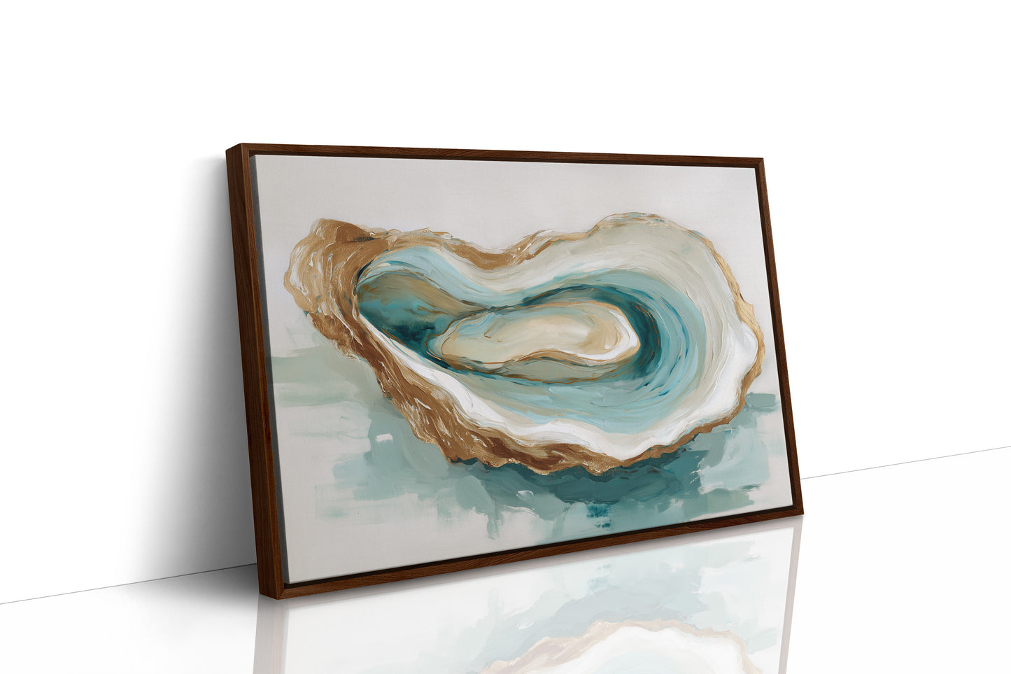 Tides Curl Within Pearl Shell
