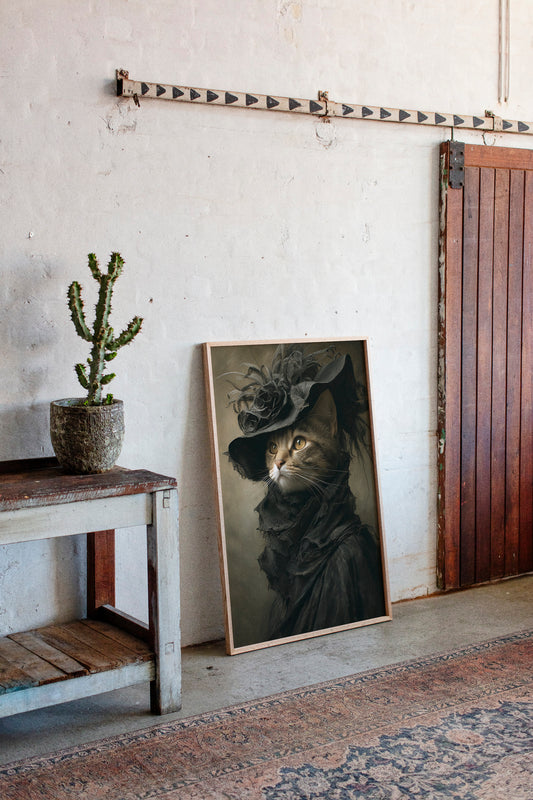 A Cat's Elegance Unveiled