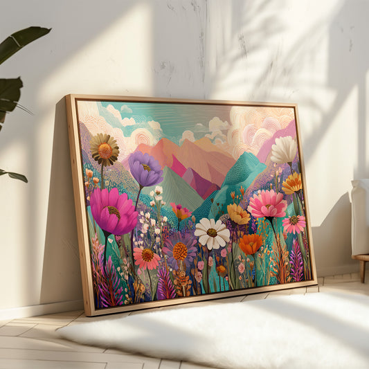 Mountain Meadows Bloom In Candy Colors