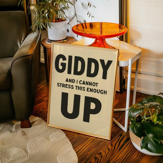 Giddy Up and I Cannot Stress This Enough Cream Edition