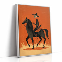 Midnight Rider in Burnt Skies