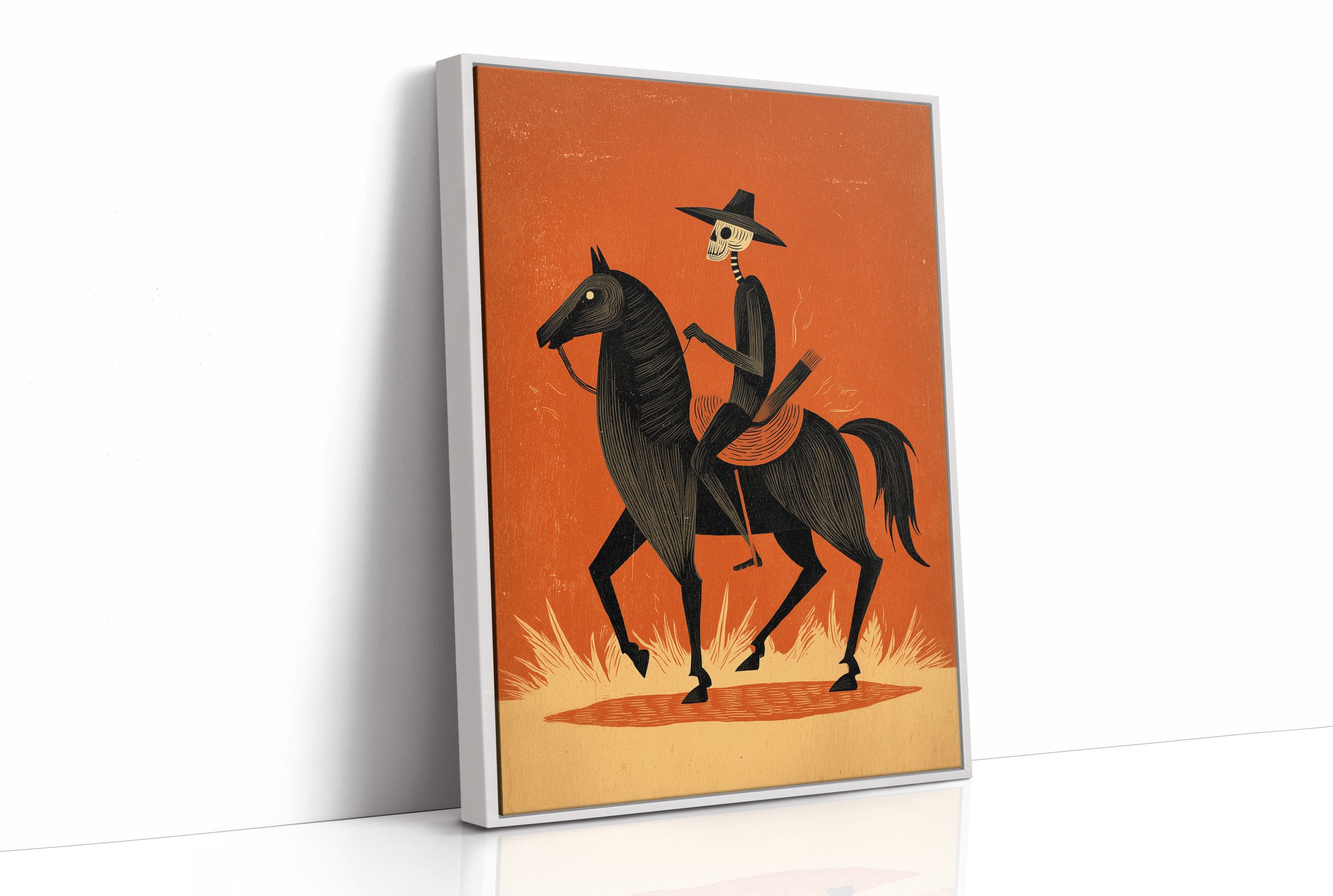 Midnight Rider in Burnt Skies