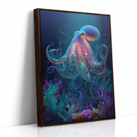 Luminous Tentacles Embrace Abyssal Gardens