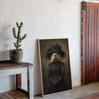 Elegant Rodent in Victorian Attire