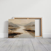 Quiet Waters Wind Through Highland Mist