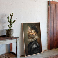 Regal Feline in Victorian Attire