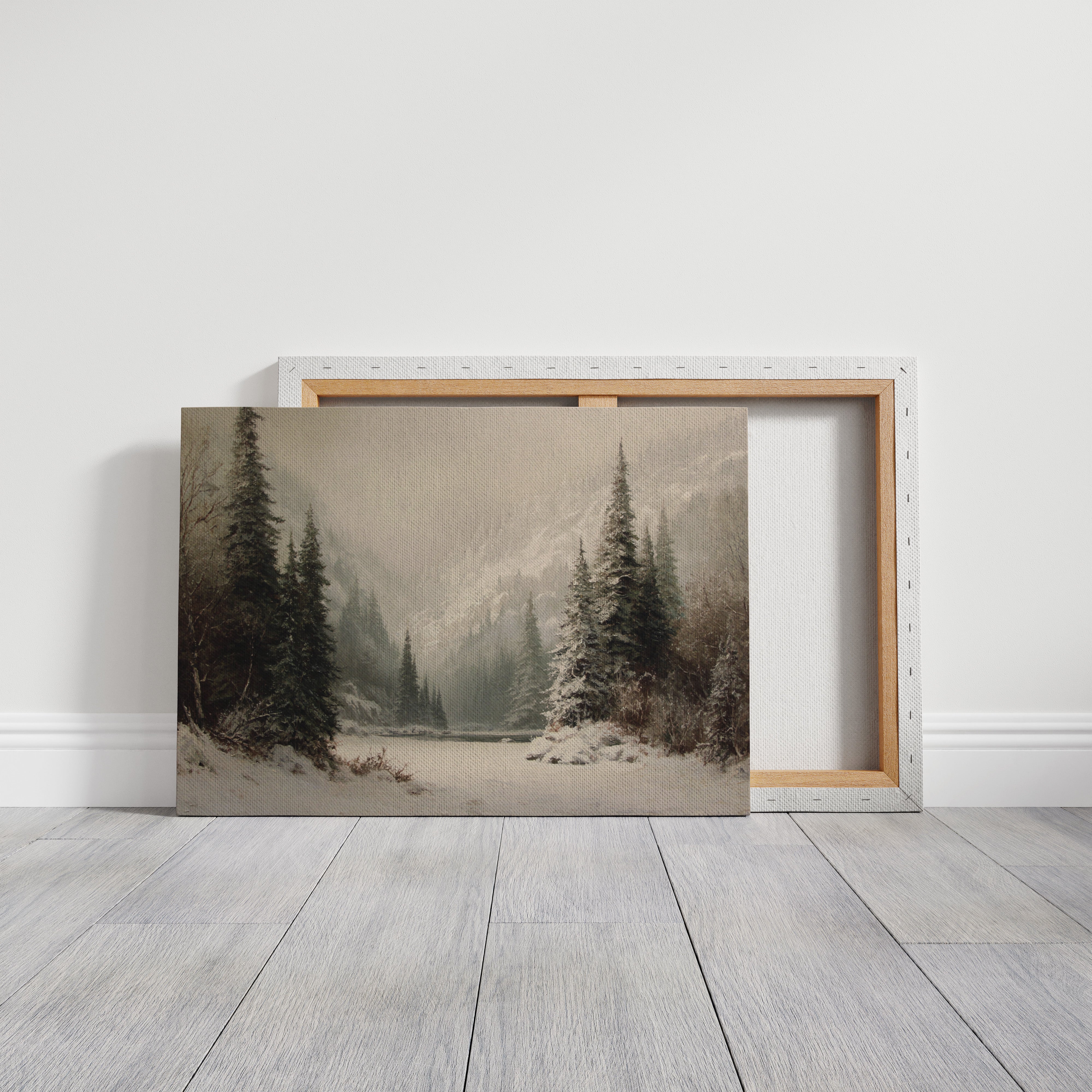 Winter Mist Cradles Mountain Lake