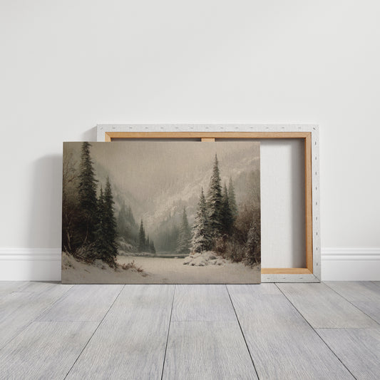 Winter Mist Cradles Mountain Lake