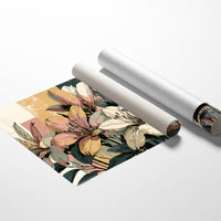 Lily Study, Color Block Botanical