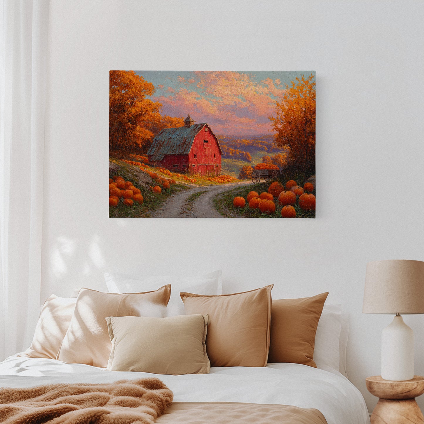 Harvest Road to Autumn's Embrace