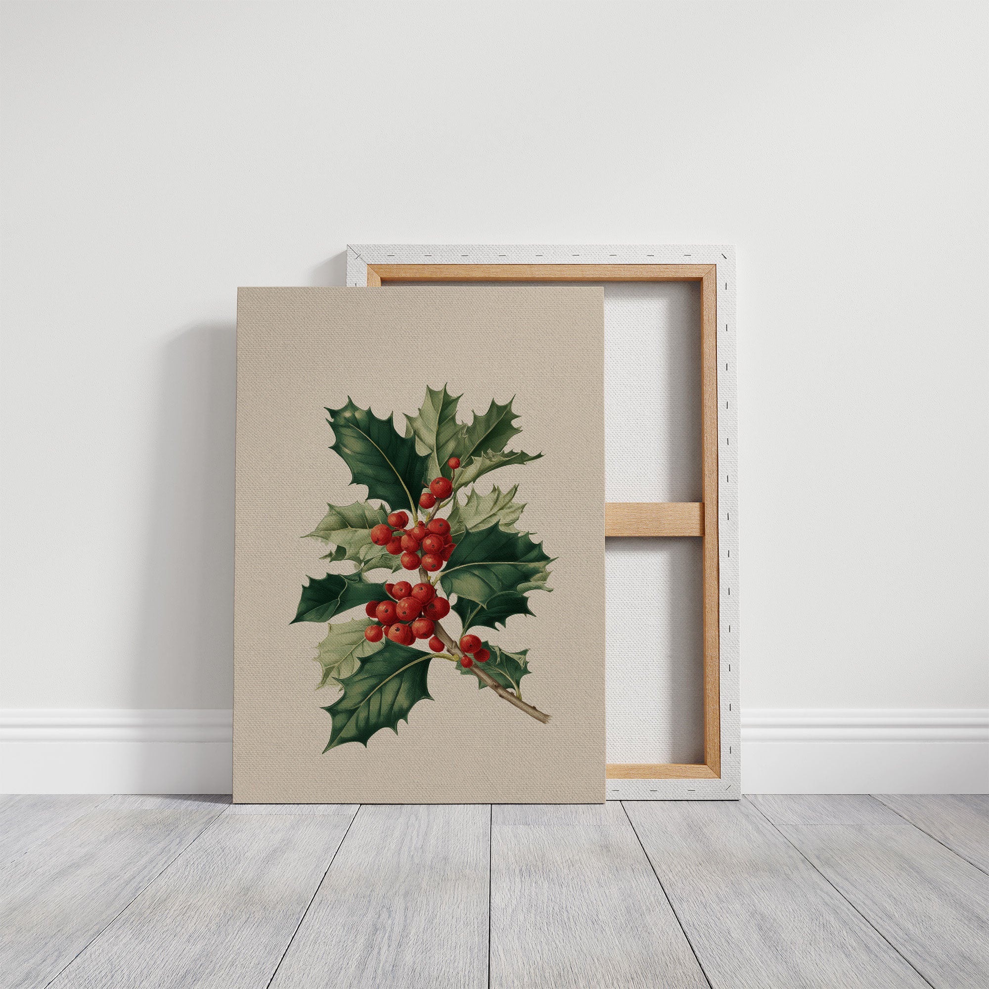 Holly Berries Paint December's Story