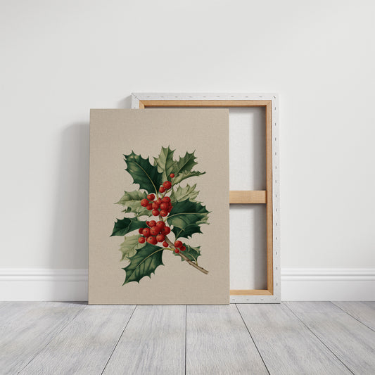 Holly Berries Paint December's Story