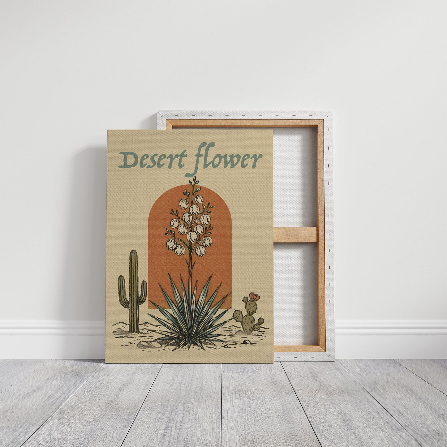 Desert Flower — Arched Yucca Botanical Print
