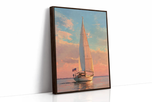 Coral Skies Meet Sailor's Freedom