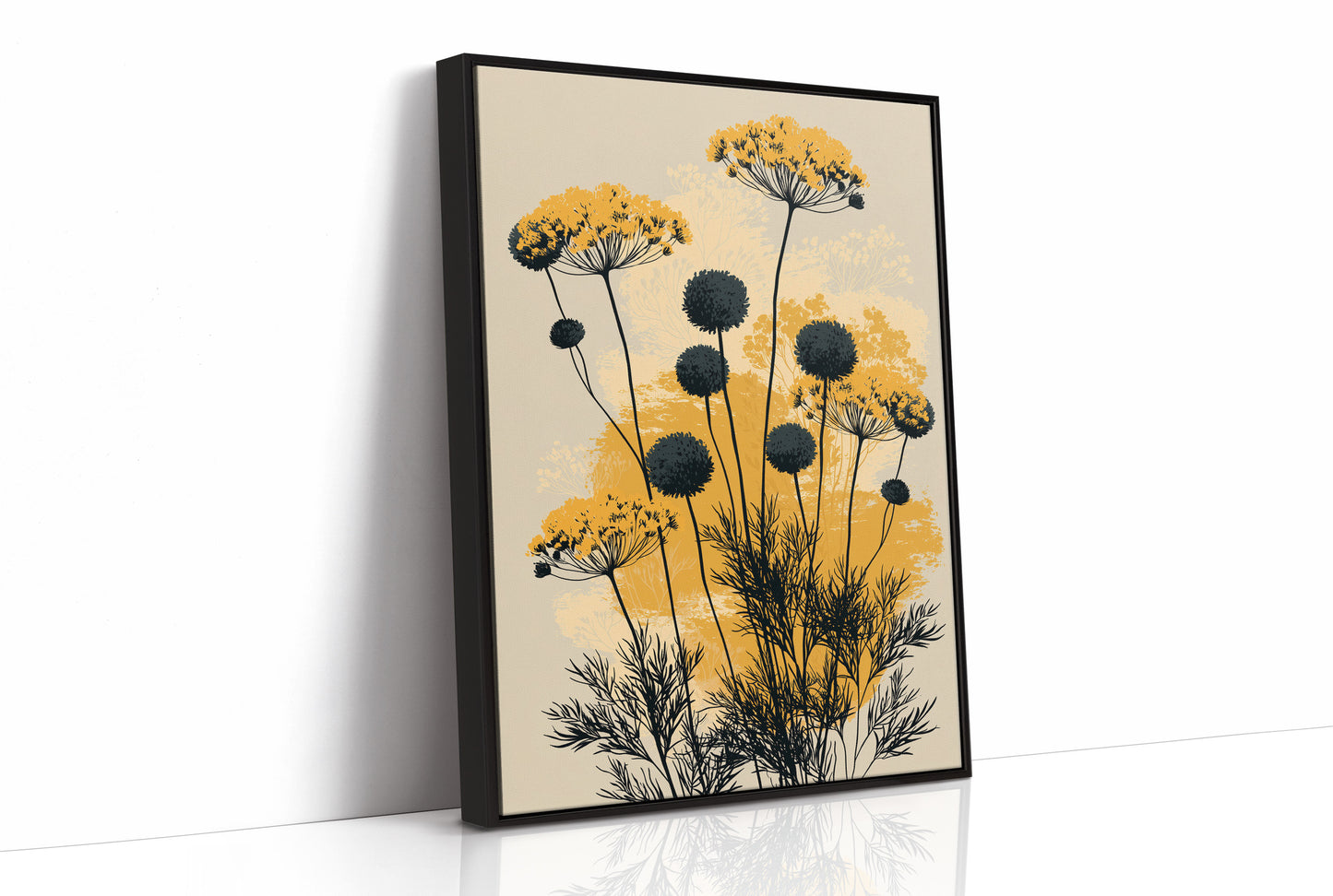 Yarrow and Allium in Gold