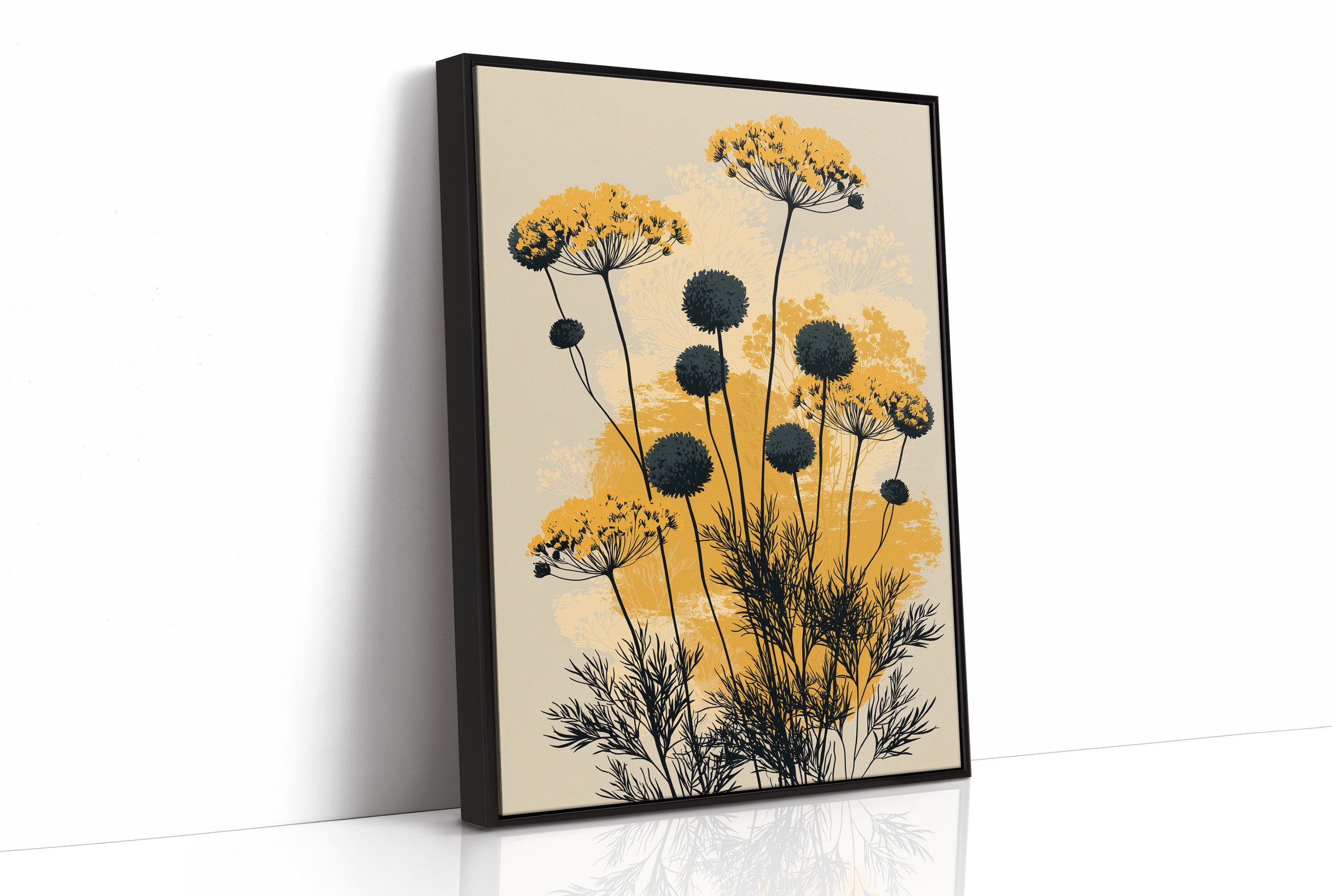 Yarrow and Allium in Gold