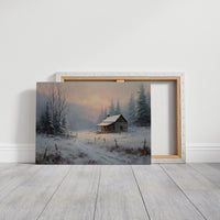 Winter Light Warms Mountain Solitude