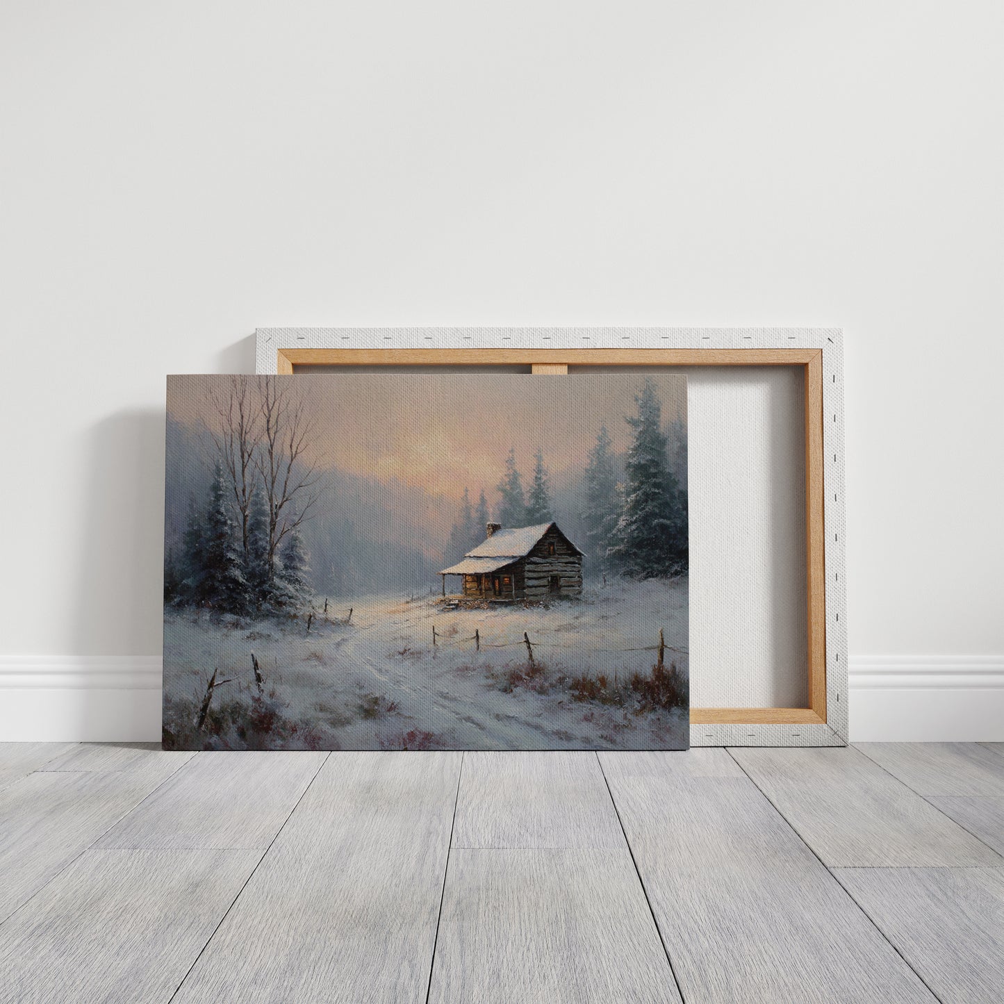 Winter Light Warms Mountain Solitude