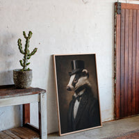 Dapper Badger in Formal Attire