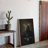 Elegant Rodent in Victorian Attire