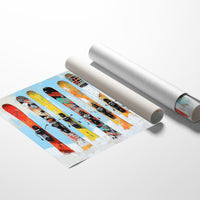 Snow Warriors Line The Lodge Wall