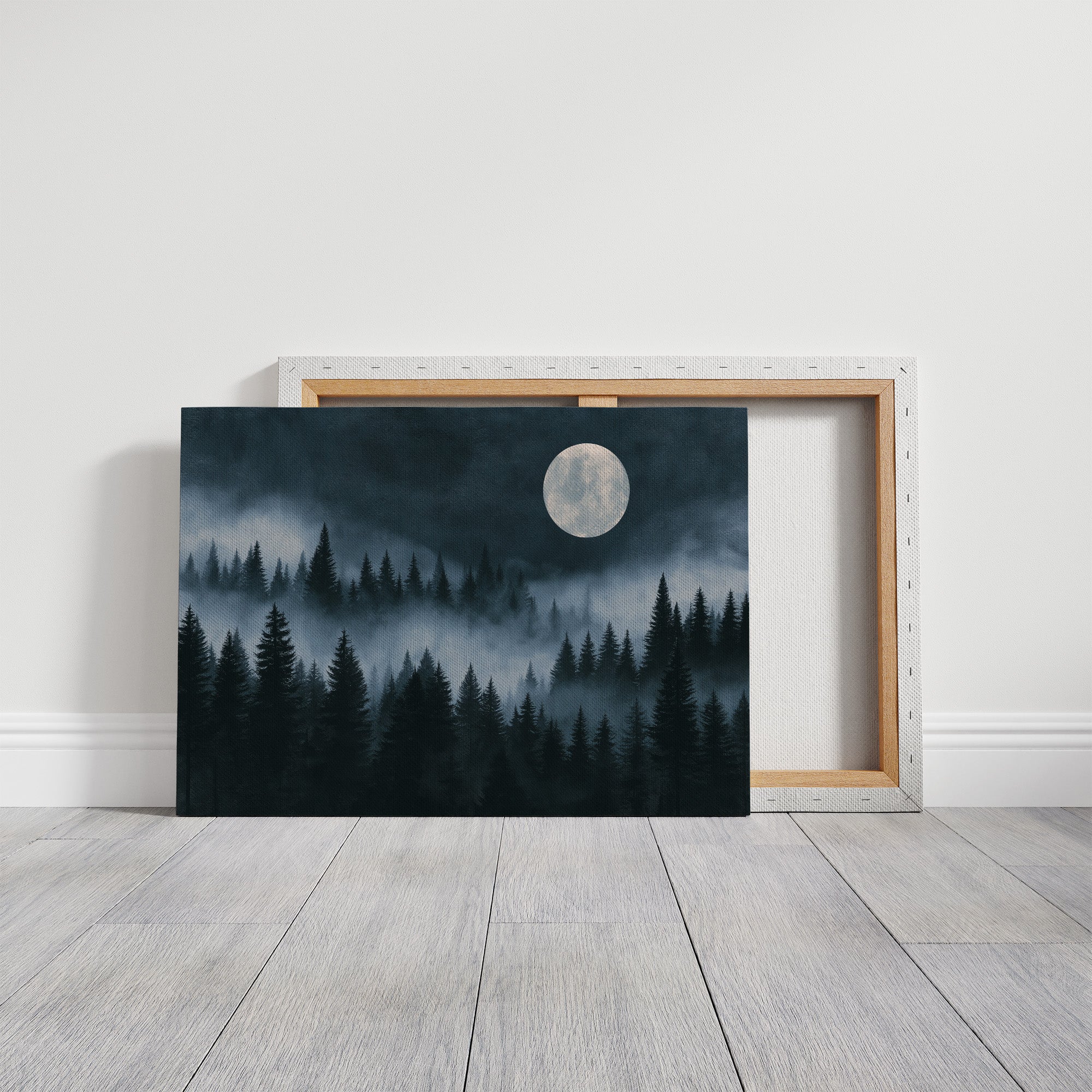 Full Moon Over The Pines