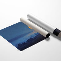 Harvest Moon Beckons Ancient Flight