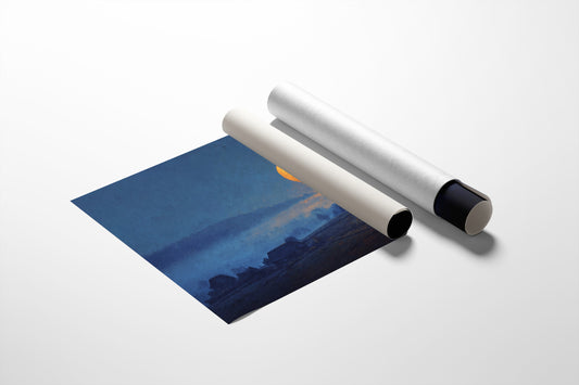 Harvest Moon Beckons Ancient Flight