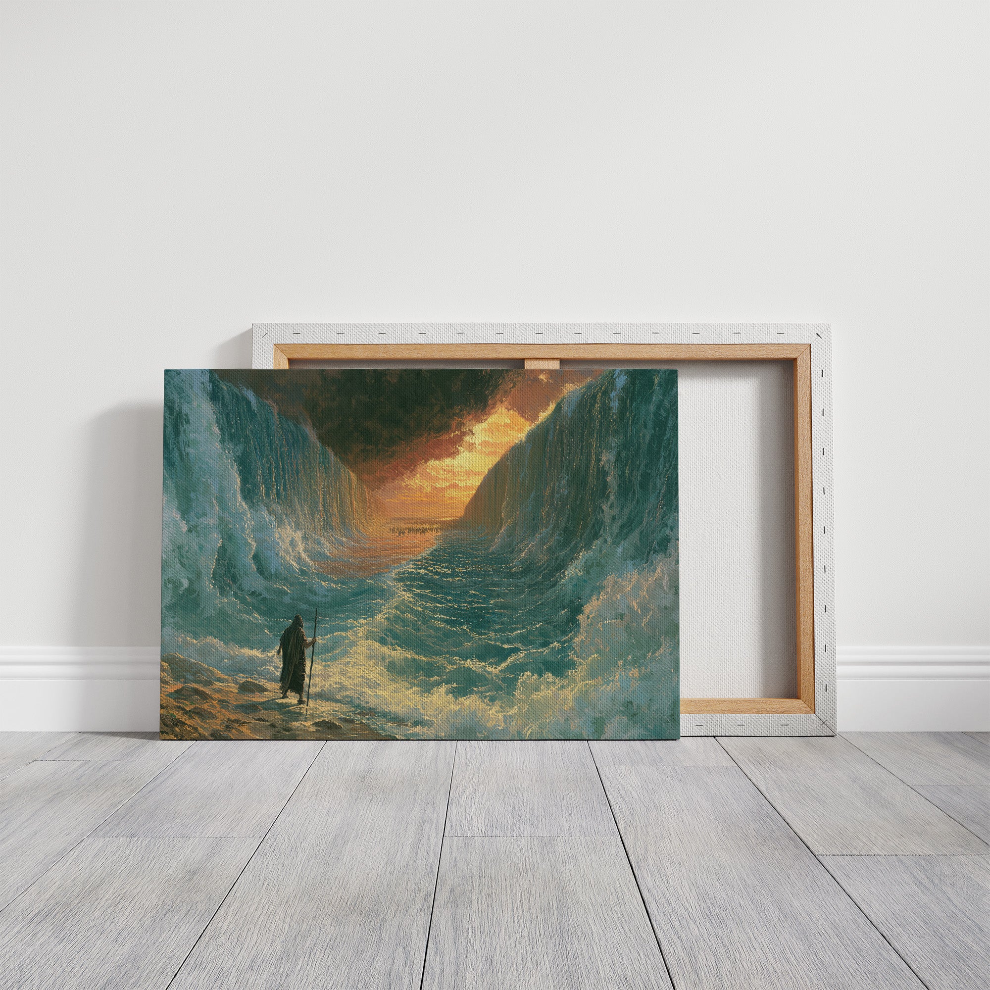 Moses Parts the Sea of Fire