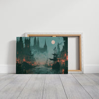 Harbor Under A Rose Moon