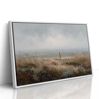 Solitude Calls Across Misty Fields